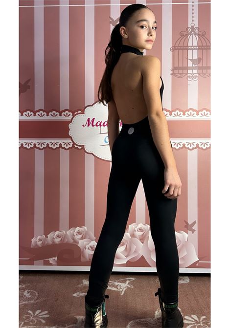 Jumpsuit bambina nera ISLAND COCO | AB-ICJ27NERO