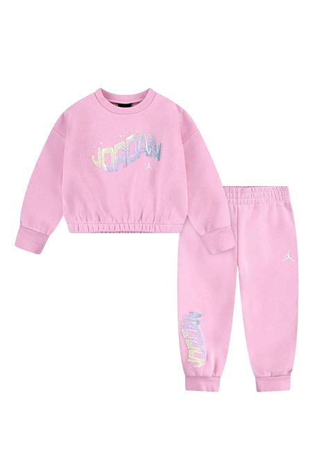Tuta bambina con logo JORDAN | 35F415ROSA