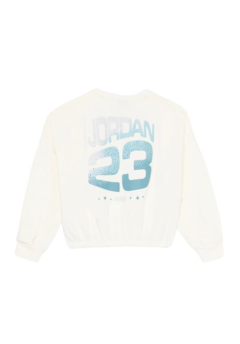 Felpa Jordan con logo JORDAN | 45F410BIANCO
