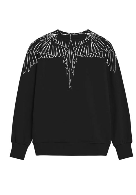 Felpa nera con logo MARCELO BURLON | F5CMJBSW071NERO