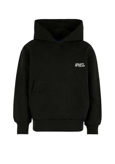 Felpa con cappuccio e maniche lunghe MARCELO BURLON | F5CMJGHS095NERO