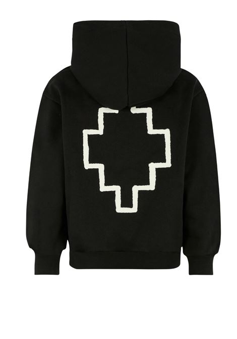 Felpa con cappuccio e maniche lunghe MARCELO BURLON | F5CMJGHS095NERO