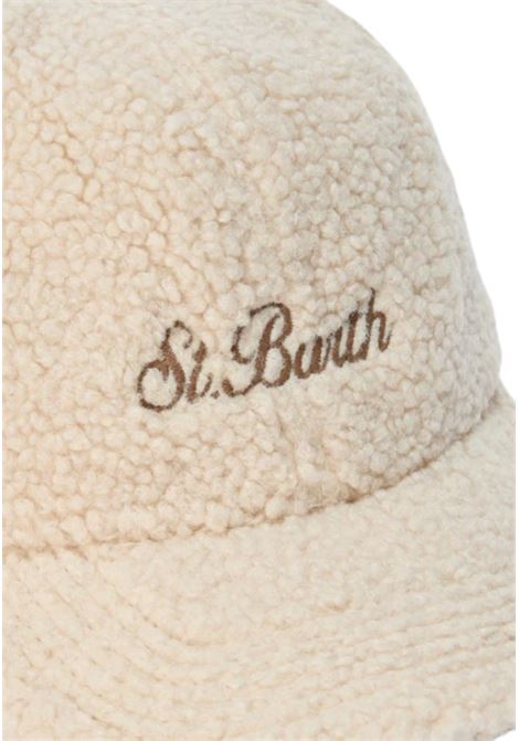 Cappello con visiera Baseball in sherpa beige Mc2 Saint Barth MC2 | BASB0016 00208IBEIGE