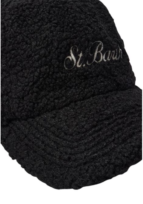 Cappello con visiera Baseball in sherpa nero Mc2 Saint Barth MC2 | BASB0021 00207INERO