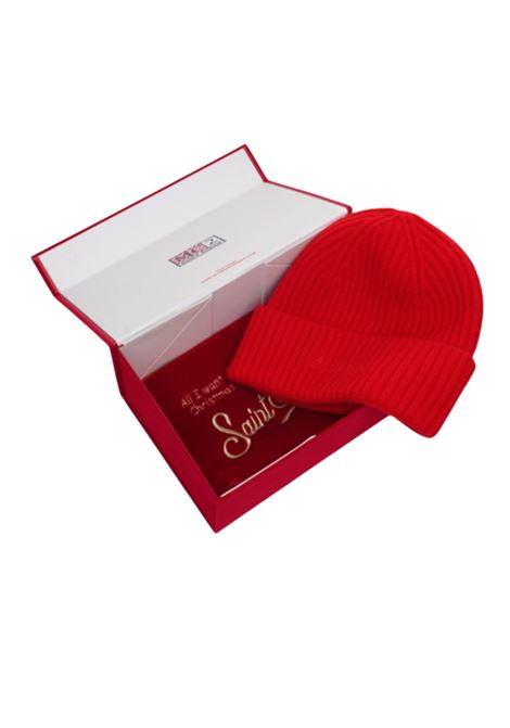 Box Regalo MC2 Saint Barth con Pochette Aline e Berretto in Lana MC2 | BOX0023 03765IROSSO