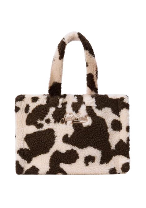 Borsa a mano Colette Teddy in sherpa muccato MC2 | COL0032 00286IBIANCO