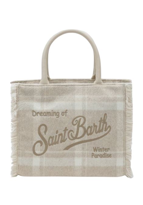 Borsa Colette in lana tartan beige Mc2 Saint Barth MC2 | COL0037 01321IBEIGE