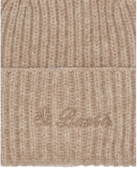 Berretto Moss in 100% LANA beige con ricamo St. Barth MC2 | MOS0004 00031IBEIGE