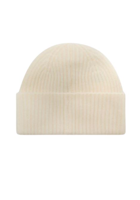 Berretto Moss in 100% LANA  panna con ricamo St. Barth MC2 | MOS0004 00040IPANNA