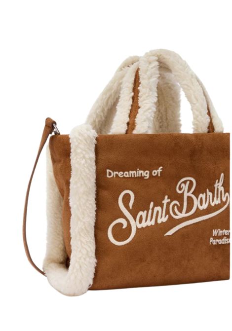 Borsa morbida a mano Vanity Mini Shearling cammello MC2 | VAMI020 00486IMARRONE