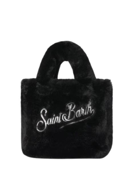 Borsa morbida a mano Vanity Mini Soft in faux fur nero MC2 | VAMI021 00292INERO