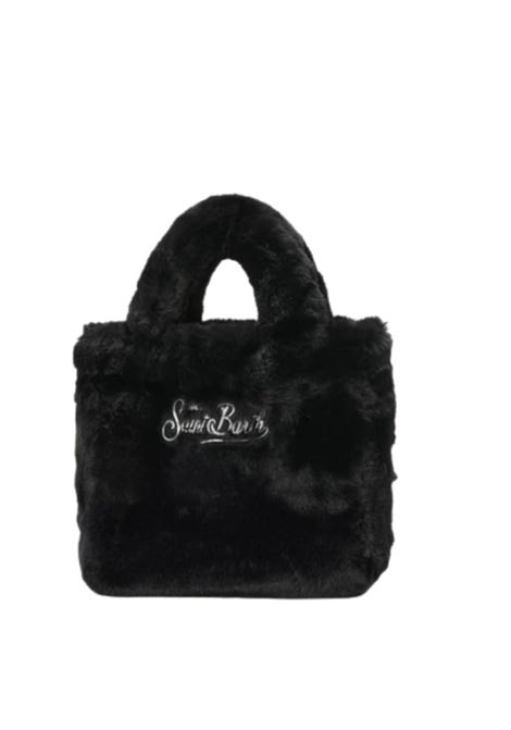 Borsa morbida a mano Vanity Mini Soft in faux fur nero MC2 | VAMI021 00292INERO