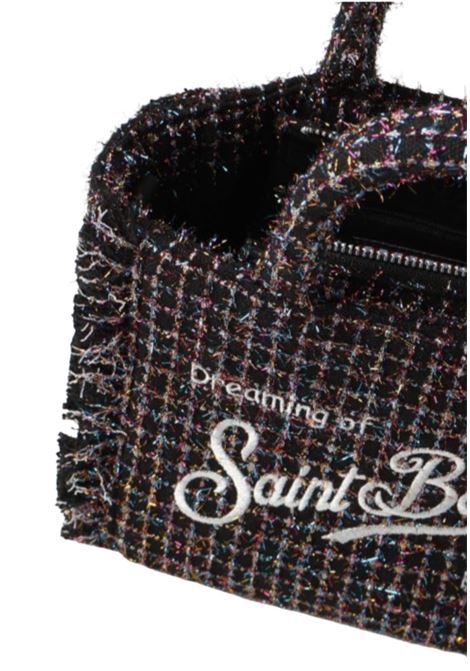 Mini bag Vanity tweed con logo Mc2 Saint Barth MC2 | VAMIO26 01374INERO