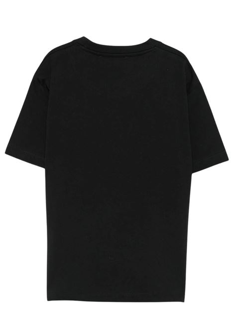 T-shirt per bambino John Richmond nero con logo a contrasto RICHMOND | RBA25188TSBIANCO