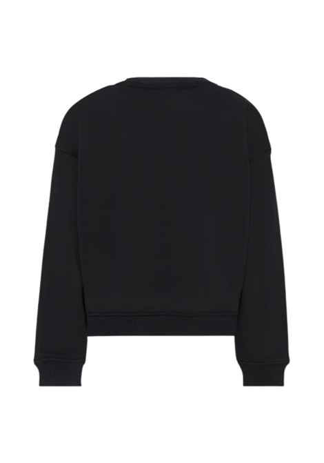 Felpa nera per bambini con logo RICHMOND | RBA25236FENERO