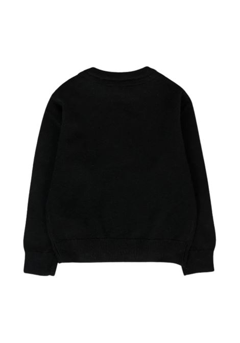 Maglione nero per neonato con logo celeste RICHMOND | RIA25009MANERO