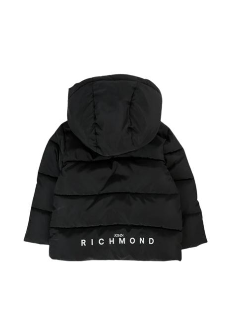 Piumino nero per neonati con logo RICHMOND | RIA25011PINERO