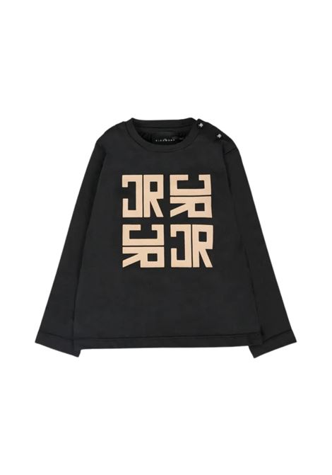 T-shirt nera per neonati con logo RICHMOND | RIA25060TSNERO