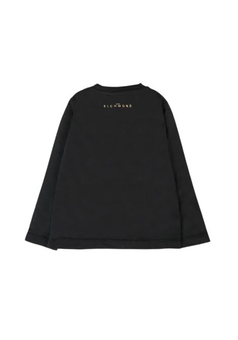 T-shirt nera per neonati con logo RICHMOND | RIA25060TSNERO