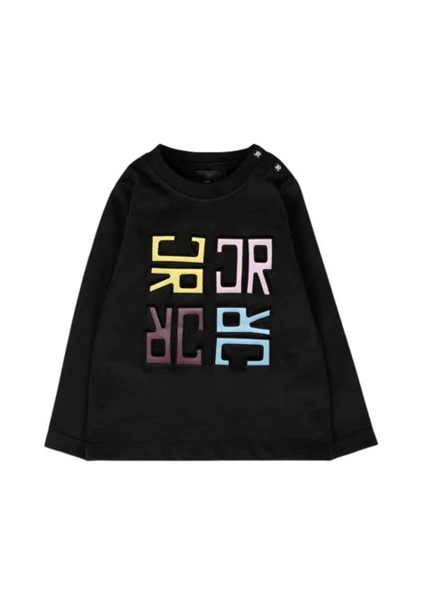 T-shirt nera per neonato con logo RICHMOND | RIA25089TSNERO