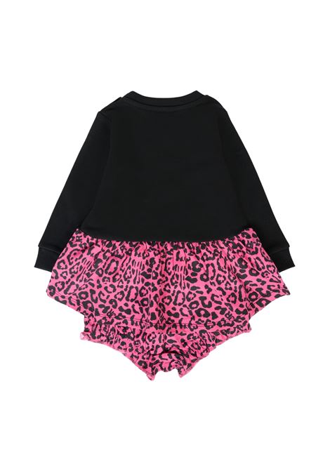 Vestito nero per neonata con logo RICHMOND | RIA25120VENERO