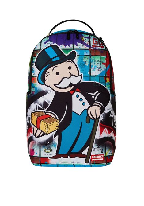 ZAINO MONOPOLY MAN SPRAYED BOARD DLXR BACKPACK SPRAYGROUND | 9110B7021NSZMONOPOLY MANSPRAYED