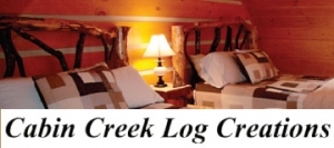 Cabin Creek Log Creations  logo