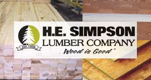 H E Simpson Lumber Co logo