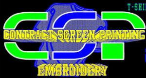 CSP Contract Sreen Printing logo