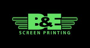 B&E Screen Printing logo