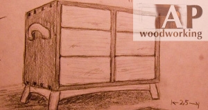 A P Custom Woodworking, Inc. logo