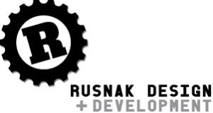Rusnak Design+Development logo