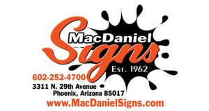 MacDaniel Signs logo