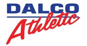 Dalco Athletic Lettering logo