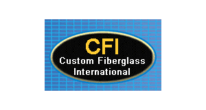 Custom Fiberglass International (CFI) logo