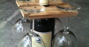 Wooden Wine Glass Holders