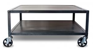Industrial Rolling Coffee Table