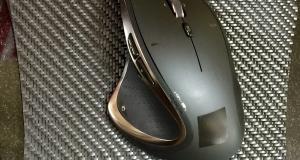 Black Carbon Fiber Mousepad