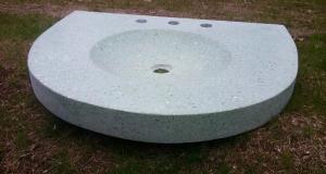 Beachstone® Sustainable Products Pedestal Sink