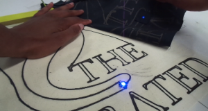 Screen Printed Circuits on Fabric