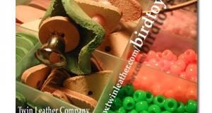 Leather Bird Toy Parts