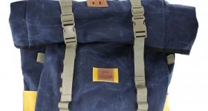 Roll-Top waxed Canvas Back Pack
