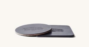 Premium Black English Bridle Coaster [CUSTOMIZE]