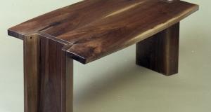 Oval Walnut Table