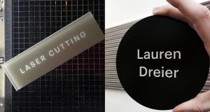 Acrylic laminate signs