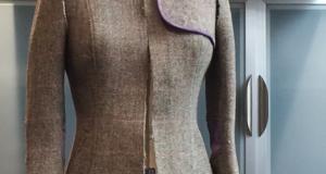 Luxury equestrian tweed hunting jacket