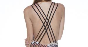 STRAPPY CROSS BACK LOW BACK ONE PIECE