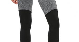 Wholesale Grey Black Mesh Pocket Gym Tights