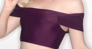 off the shoulder active top