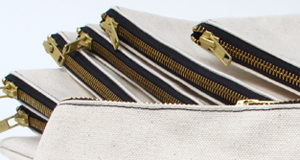 Zippered Canvas Bag